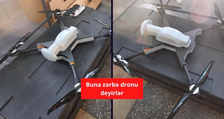 Ermənilərin yeni primitiv zərbə dronu