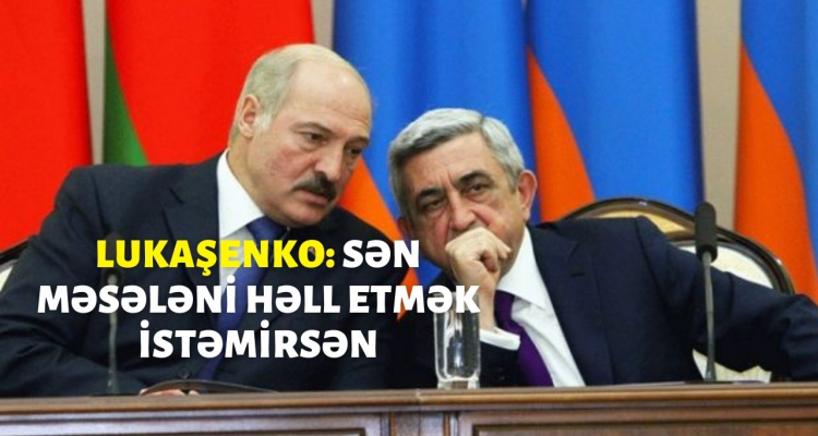 Lukaşenko və Sarkisyanın söhbətinin səs yazısı - <span style="color:#ff0000">Titrlə</span>
