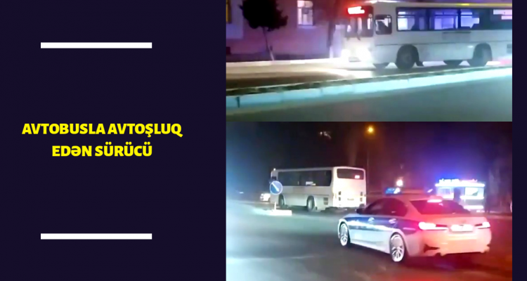 Sumqayıtda polis avtobusu təqib etdi